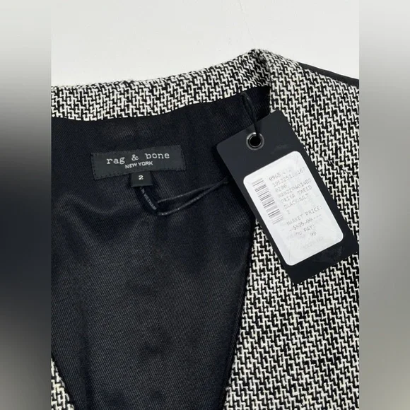 NEW! Rag & Bone Priya Tweed Vest - Picture 8 of 10